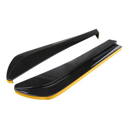 Universal Rear Bumper Splitter Diffuser Spoiler Kit Canard Diffuser Protector Car Exterior Decorations Body Styling Accessories