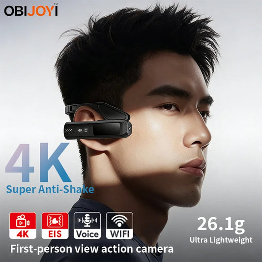 Mini Action Video Sports Camera 4K HD Anti-Shake 0.96" IPS Screen WIFI APP 12MP for Sports Outdoor Travel Life