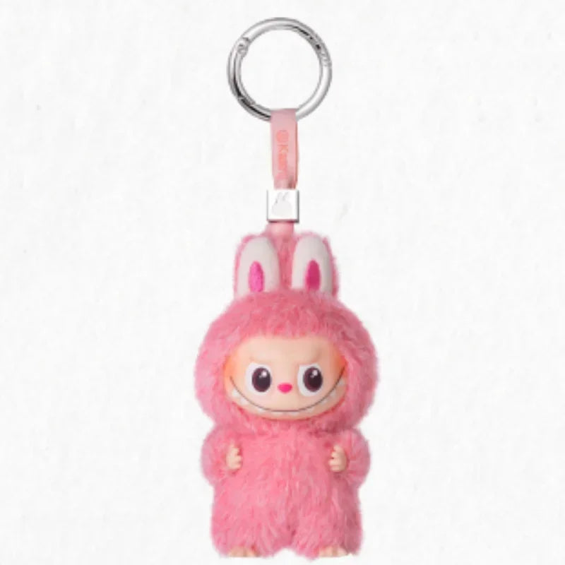 Genuine Pop Mart Pin For Love Labubu V4 The Monsters Blind Box Cute Keychain Christmas Mystery Gift