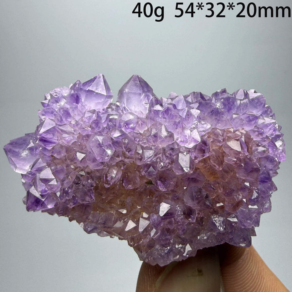 Natural Brazilian Amethyst Cactus Crystal Cluster Purple Quartz Mineral Specimen Home Decoration Healing Crystal Gift A3-1-2