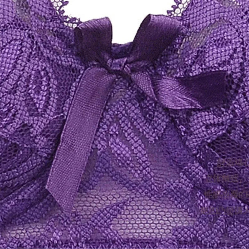 Hot Full cup thin underwear small bra plus size wireless adjustable lace Women's bra breast cover B C D cup Large size Lace Bras