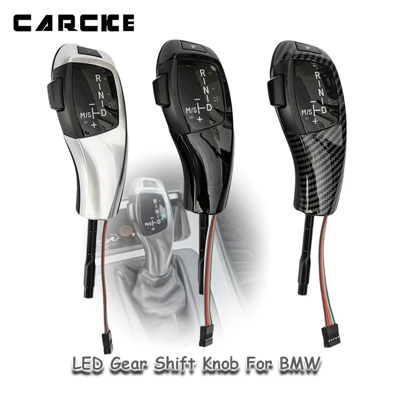 LED Gear Shift Knob Retrofit Kit for Car Accessories BMW E90 E91 E93 E81 E82 E84 E87 E88 E89 E46 E61 E60 E83 X3 E85 E86 E39 E53