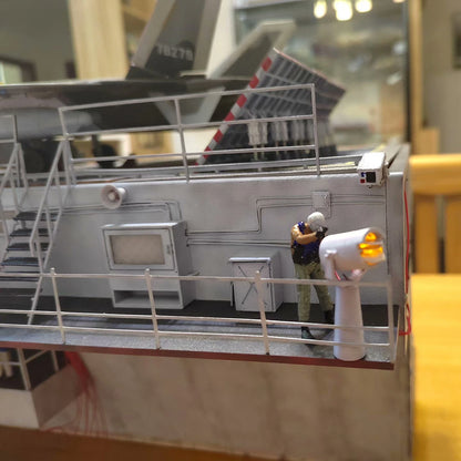 1/48 Aircraft Carrier Deck Assembly Model 56cm Richly Detailed 3D Printed Ship Static Model Kit Ship Toy Ornament Warship Model