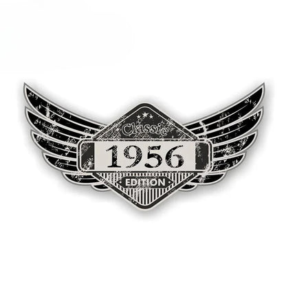 Custom Rusty Patina Aged Vinyl Sticker EARLFAMILY Vintage Car Decal for Window Bumper