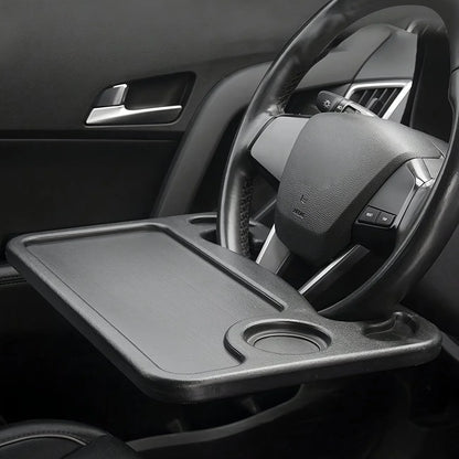 Car Steering Wheel Table Universal Steering Wheel Mount Laptop Tablet Multifunctional Dining Desk Holder Portable Interior Part