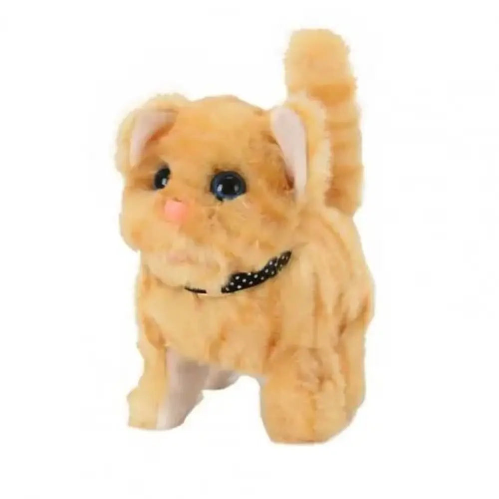 Cute Electronic Pet Voice Control Robot Cat Meow Cat Toy Walking Cat Plush Doll Simulation Cat