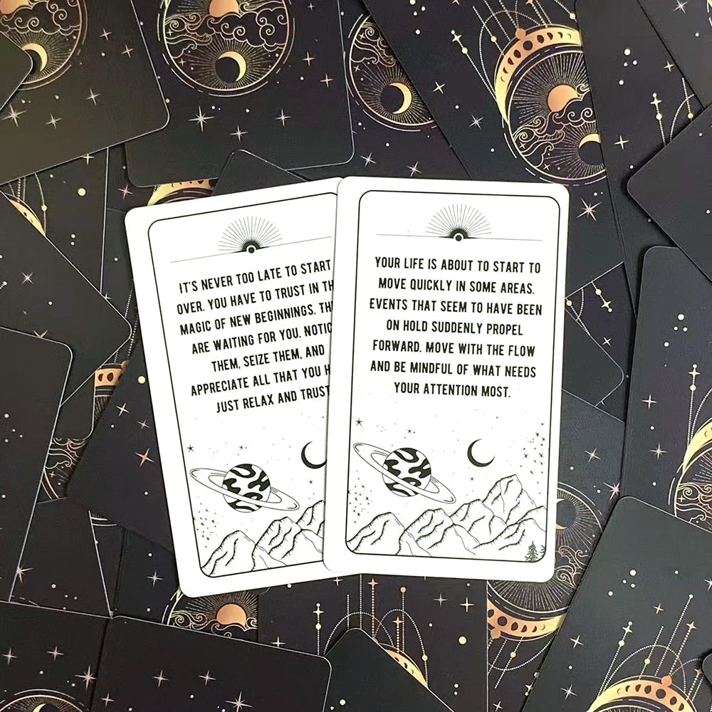 NEW Messages From The Universe Oracle A 54 Cards Deck,English Version Of Fate Divination Card Game,Family Party Games