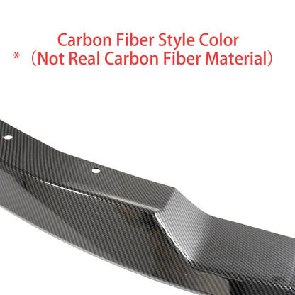 For Toyota Supra A90 A91 2020-2024 Car Accessories Front Bumper Lip Spoiler Diffuser Matte/Glossy Black Carbon Fiber Style