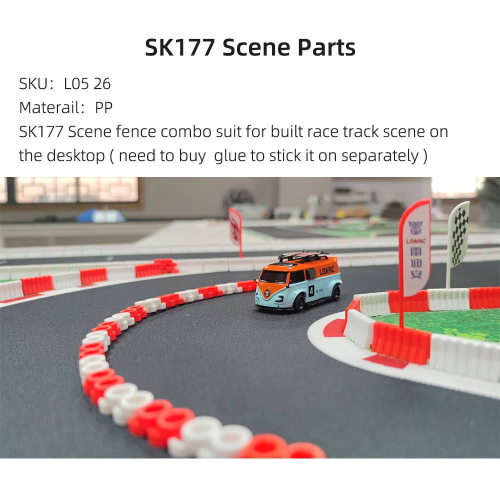 LDARC Portable Race Track Rubber Mat 160x90mm 120x60mm 240x120mm 240x240mm RC 1/76 1/64 1/58 Mini Car Track Race Accessory
