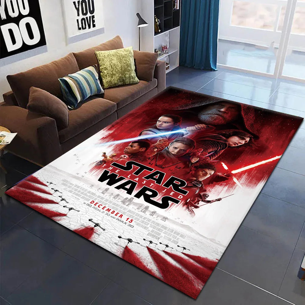 20th Anniversary 2025 S-Star W-Wars Revenge of Sith Scifi Film for Bedroom Living Room Sofa Home Anime Rug Non-slip Floor Mat