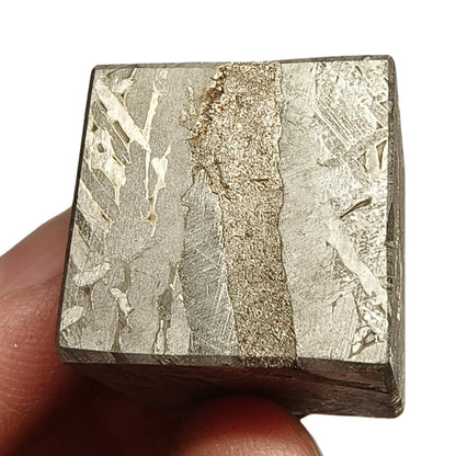 Genuine Muonionalusta Meteorite Slice Sweden Iron Meteorite with Widmanstätten Pattern Natural Cosmic Collection Jewelry