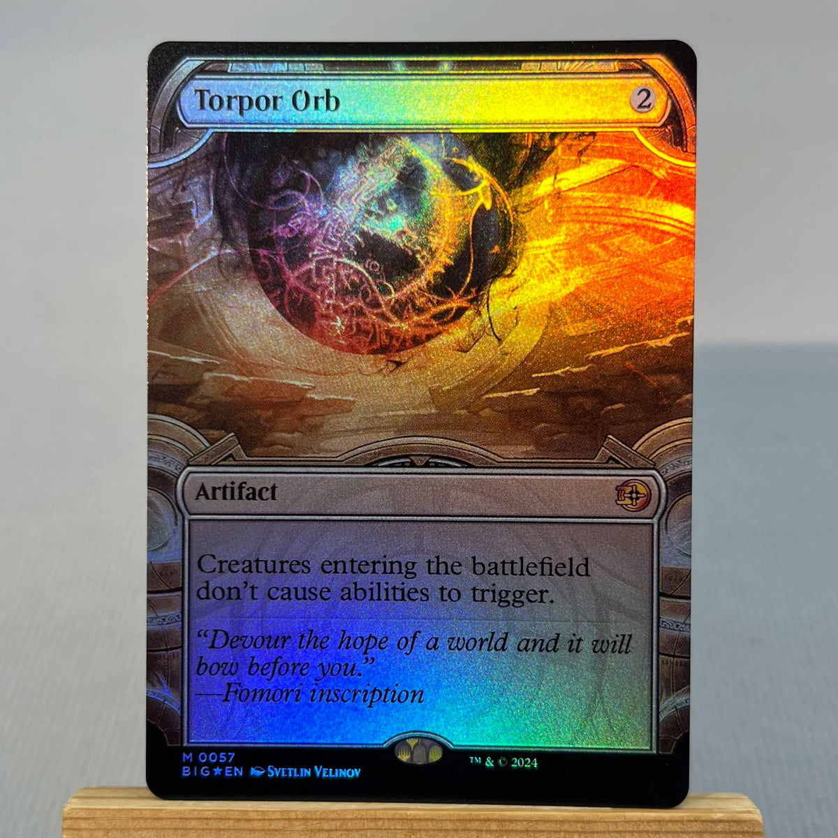 DMU 2XM MH2 BIG WOT LCI FOIL9/001 Tcg Proxy Cards Urza's Saga Rhystic Study Sheoldred, The Apocalypse