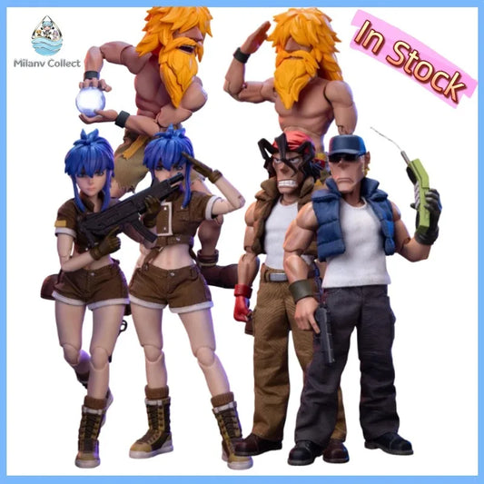 In Stock Tunshi Studio 1/12 Metal Slug KOF Figure Clark Ralf Leona Hyakutaro SNK Licensed Game Collectible Model Toy