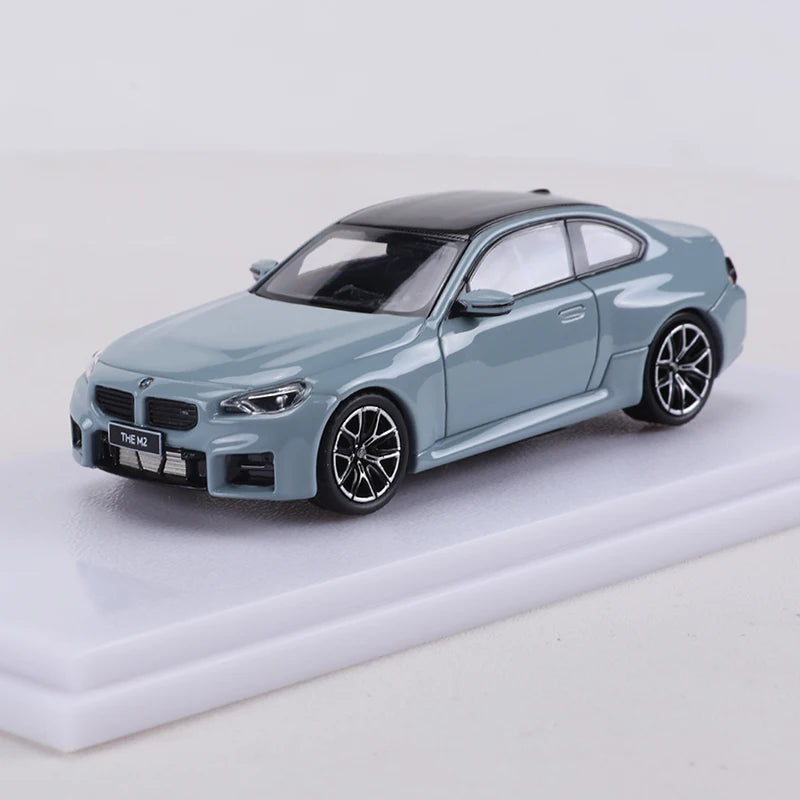 Howie Model 1:64 M2 G87 Gray Alloy Simulation Car Model Toy Collection Display Piece