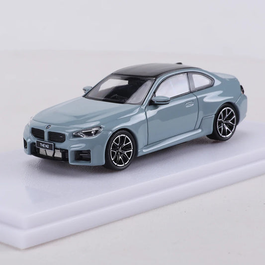 Howie Model 1:64 M2 G87 Gray Alloy Simulation Car Model Toy Collection Display Piece