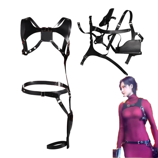 Ada Wong Cosplay Belt Waistband Adult Women Costume Accessories Residentt Cos Evil Disguise Girls Halloween Party Suits Props
