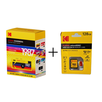 Kodak Charmera Keychain 35MM/F2.4 Digital Camera 1987 with Flash Mini Digital Camera 6 Colors Random Color Camera For Gift ﻿