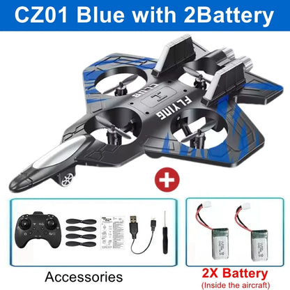 Oike RC Aircraft Foam Stunt Glider Electric Fighter Remote Control Airplane Helicopter 2.4G Radio Fall Resistant Plane Toy Gifts
