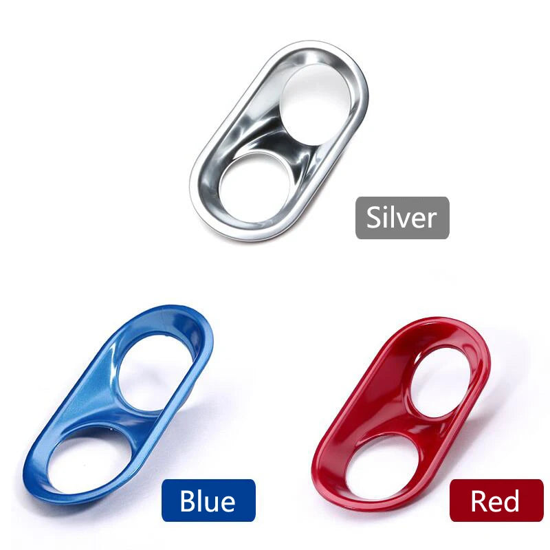 Car Styling Inner Console Headlight Switch Buttons Frame Decorative Cover Trim Strip Stickers For Porsche Macan Auto Accessories
