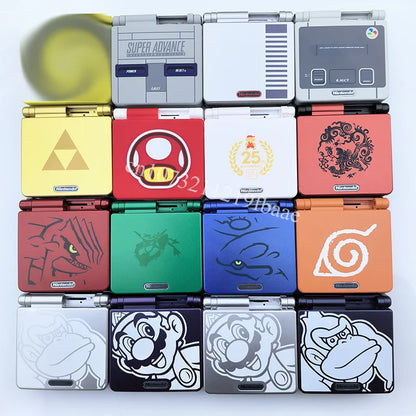 For GBA Game Boy Advance Sp Replacement Shell Custom Printed Housing For Retro Game Console Repair Super Mario Limited Edition