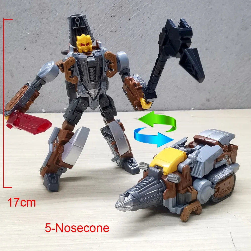 Computron 5IN1 Combiners Transformation Toys Scattershot Nosecone Strafe Afterburner Action Figure Deformed Robot Anime Model