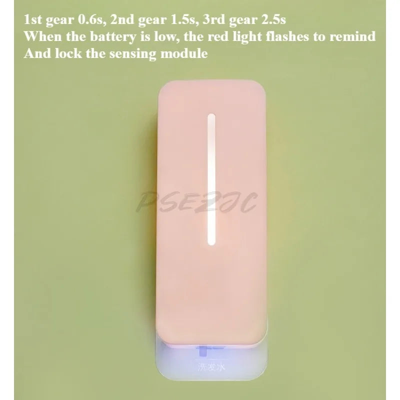 Hand Sanitizer Wall Mounted Automatic Sensing Soap Dispenser Wall Mounted Shampoo and Shower Gel Container