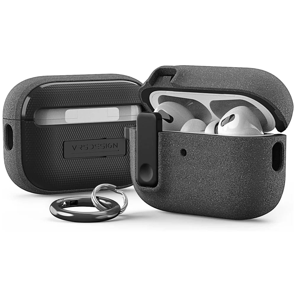 Protective Case for AirPods Pro 2 Cover Luxury Earphone Cover Case for Apple AirPods 4 3 Air Pods Shockproof Sleeve With Hook