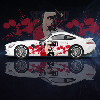 Yor Forger Sexy Anime Girl Car Body Stickers Anime Itasha Vinyl Car Side Decal Sticker Car Sticker Automotive Decor Film