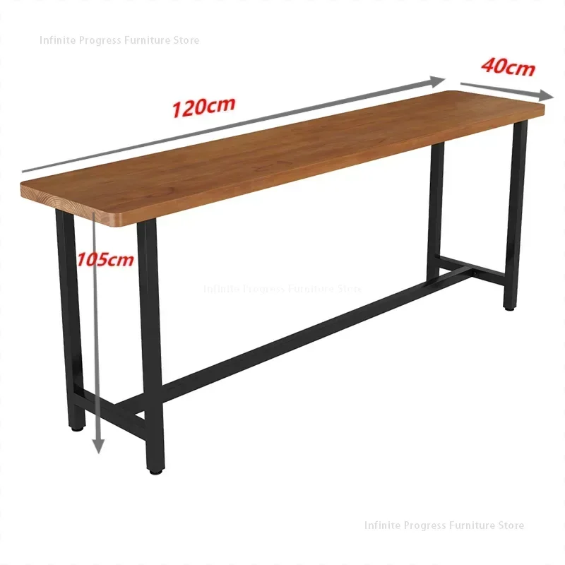 Bistro High Bar Tables Restaurant Home Coffee Alcohol Bar Table Cocktail Counter Reception Desk Furniture Muebles De Cocina FYBT