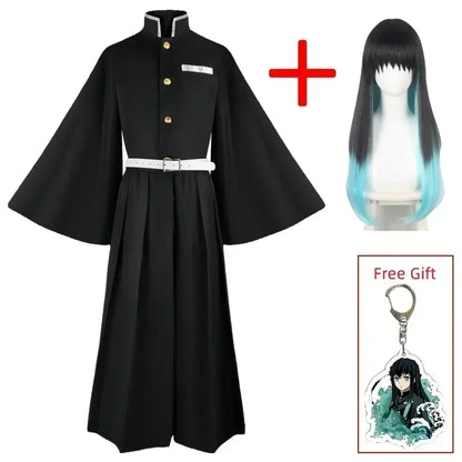 Aime Tokitou Muichirou Cosplay Costume Cosplay  Kisatsutai Uniform Wig Halloween Costume for Woman