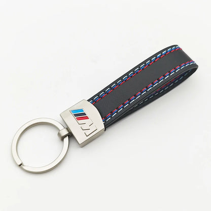 Leather Car Keyring For BMW M Sport E39 E46 E90 E60 E30 E36 E87 E53 F15 F16 F20 F30 X3 X5 X6 Z4 M2 M3 M4 M5 Keychain Accessories