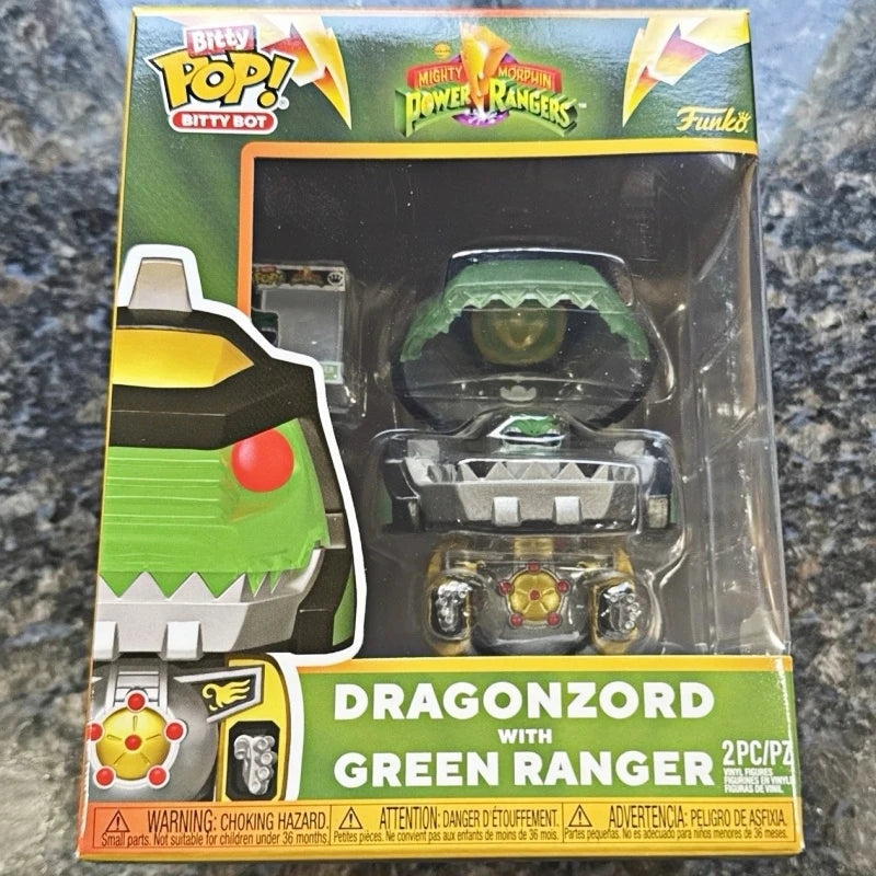 Funko Pop! Mighty Morphin Power Rangers Red Black Yellow Blue Pink Ranger Lvan Ooze Ninja MegaZord Figure Collectible Model Gift