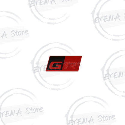 1pcs Car Metal Alloy GR SPORT Logo Steering Wheel Sticker Emblem For Toyota Yaris RAV4 Hilux Camry Prius Land Cruiser Corolla