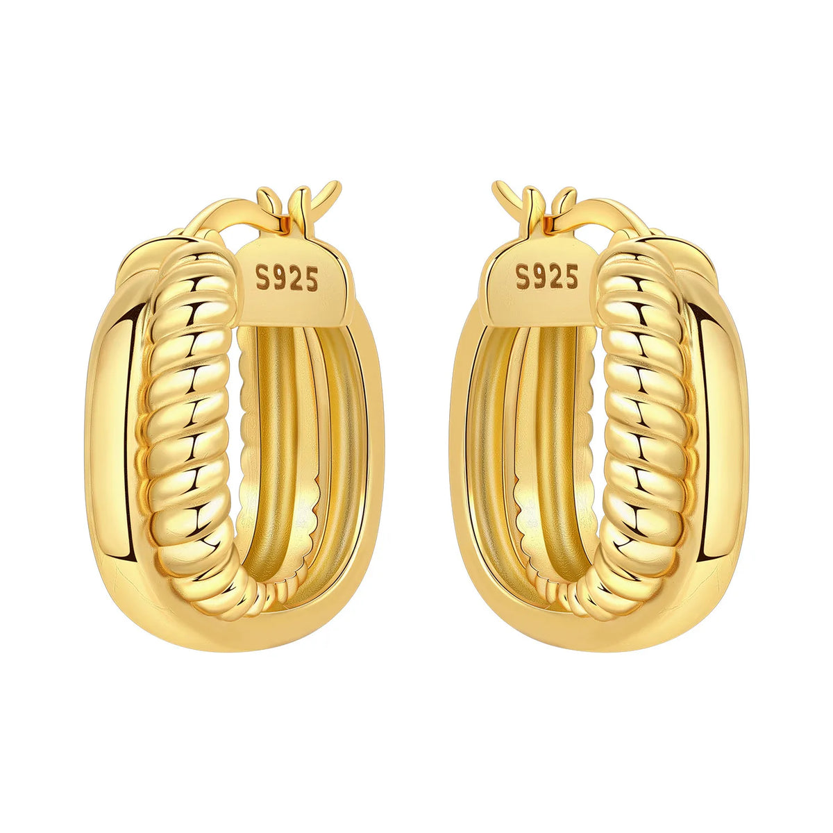 Original 925 Sterling Silver Planet Starlight Earrings Fashion 18K Gold Hoop Earring for Women Piercing Jewelry Aretes Gifts