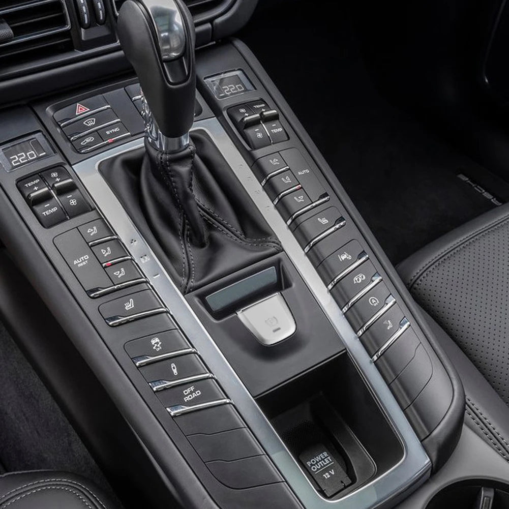 P Button Handbrake Parking Decoration Cover Trim For Porsche Macan 2014-2018 Cover Stickers Trim Car Styling Interior Accessorie