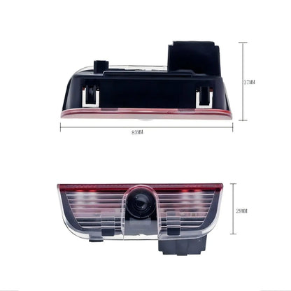 HD 2Pcs For Porsche Macan 95b 1 2 3 GTS S LED Car Door Projector Welcome Light 2013-2026 2025 2024 2023 2019 2018 2017 2016