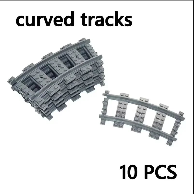 MOC QL0308 QL0318 Rail Transit Luxury High-speed Train Model Puzzle Toy Building Blocks Children Education Birthday Gift