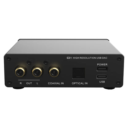 SMSL D1 High-Res Entry-level Audio DAC 768kHz/32bit BD34352EKV With Plug-and-Play USB Simplicity Support Active Speakers