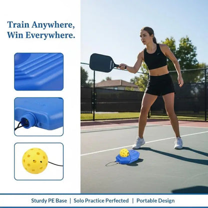 Pickleball Rebound Training Ball with String Optimized for Individual Practice and Skill Enhancement