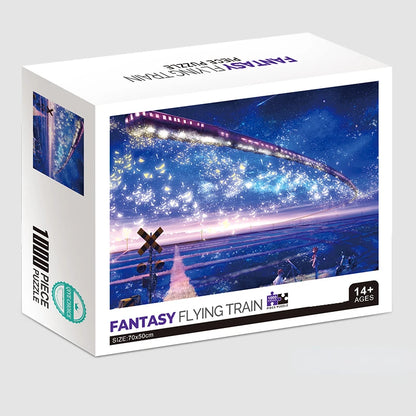 75*50cm 1000pcs Puzzle Difficult Adult World Famous Painting Puzzle Landscape Stress Relief Education Puzzle Toys