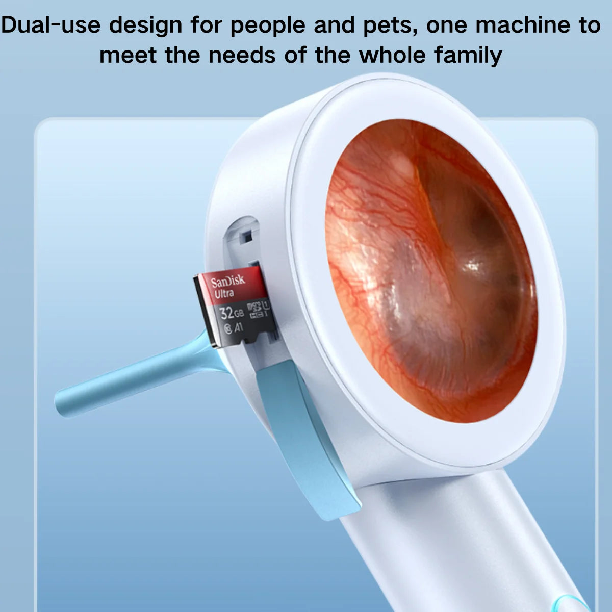 1.8’’ Screen Ear Camera Instant On/Record, Home & Pet Otoscope for Kids/Adults/Dogs/Cats, HD Visual Ear Cleaner
