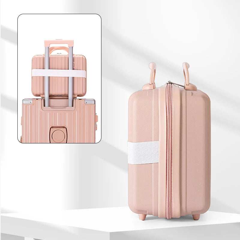 Portable Satchel Cosmetic Bag for Women Large Capacity Travel Toiletry Bag 2024 New Classy Toiletry Bag Box