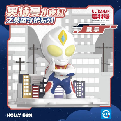 Genuine Ultraman Monster Anime Cool Blind Box Corner Bumper Action Figure Decoration Toys Birthday Gifts Night Light Kids Boy