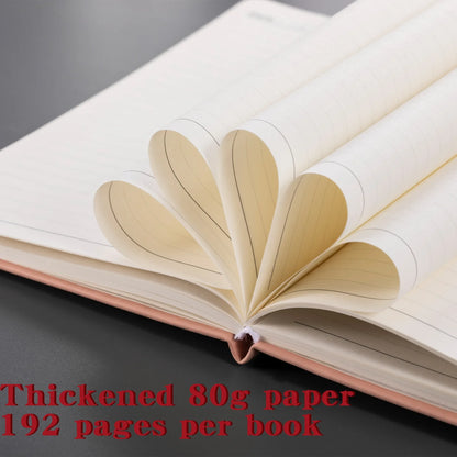 Hardcover A5/A6 Notebook with Elastic Band | PU Leather Journal Notebook for Office, School & Daily Note Taking