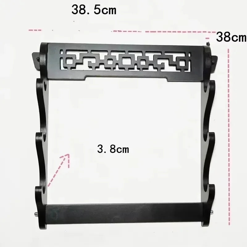 8-Layers Katana Storage Shelf Wall Support Holder Wooden Sabre Samurai Sword Stand Rack Display Real Japanese Katana Organizer