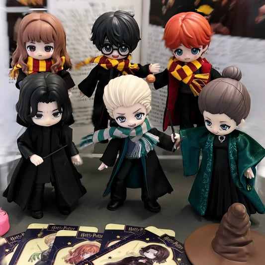 Fondjoy Harry Potter and The Sorcerer's Stone Chibi MJD Blind Box Articulated Doll Figurine Mystery Box Action Figure Desktop