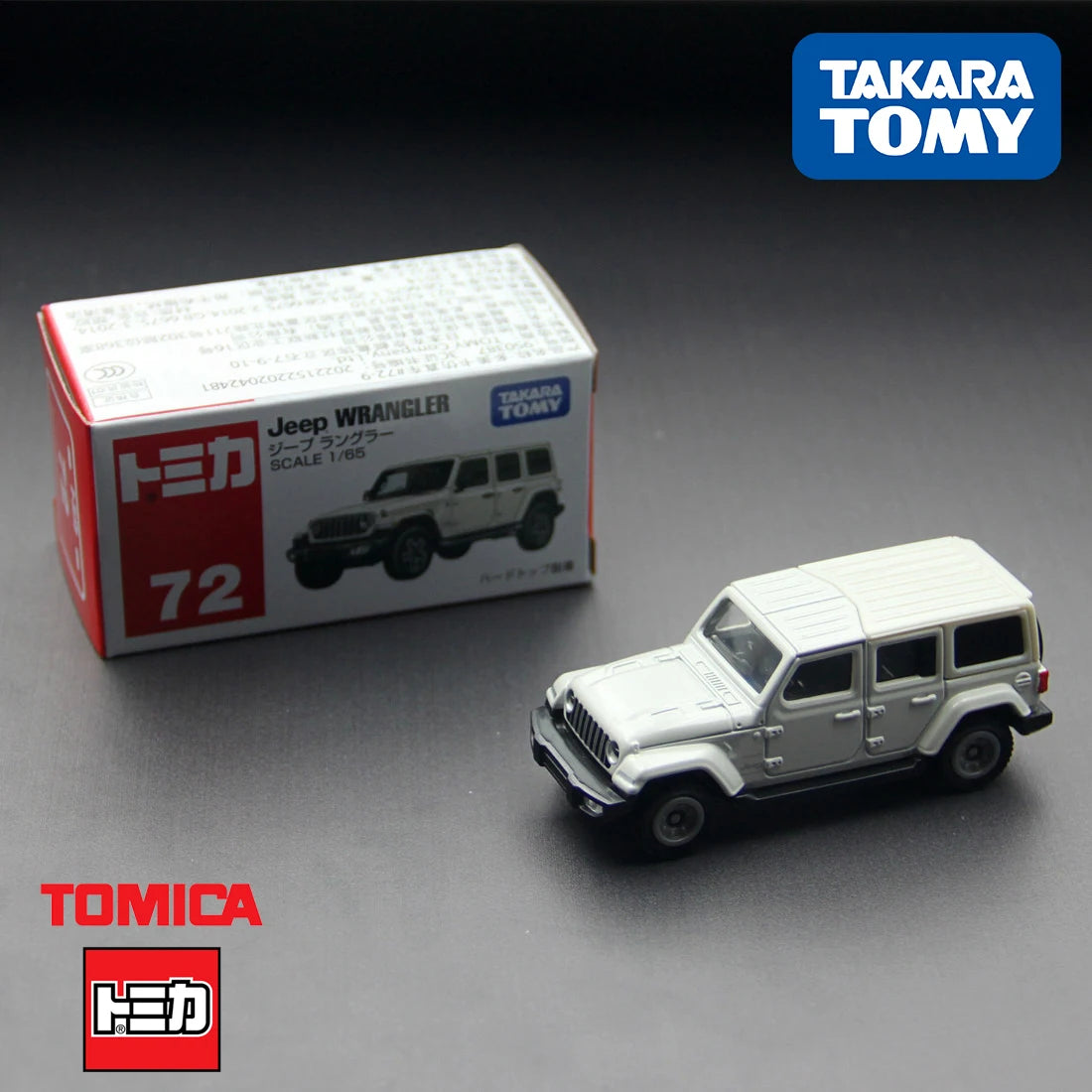 Takara Tomy Tomica No.72 Jeep Wrangler Car Alloy Toys Motor Vehicle Diecast Metal Model Kids Toys Boys