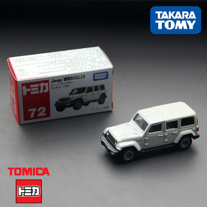 Takara Tomy Tomica No.72 Jeep Wrangler Car Alloy Toys Motor Vehicle Diecast Metal Model Kids Toys Boys