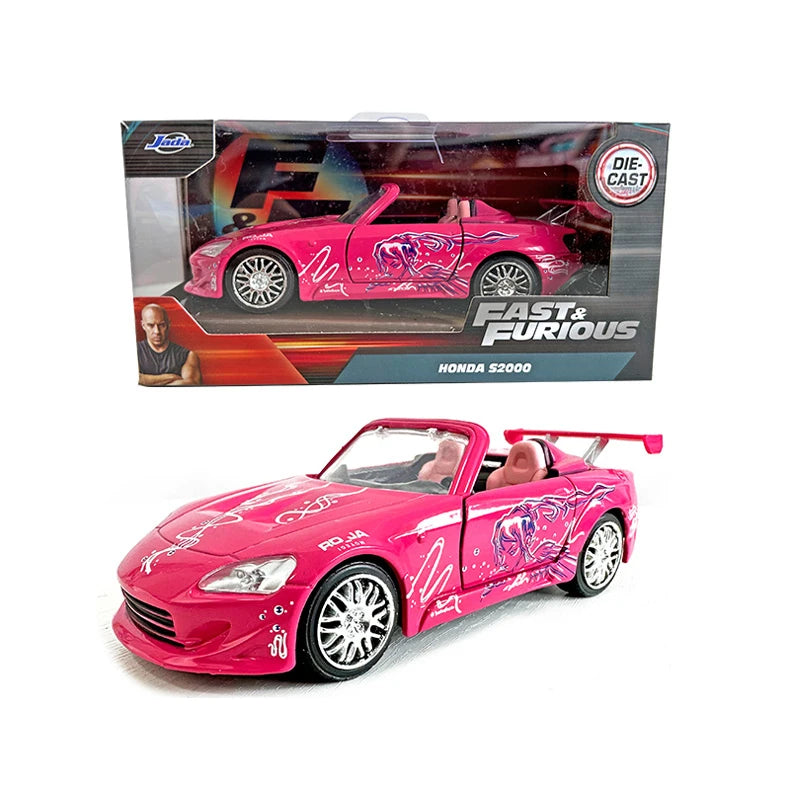 JADA Toys 1/32 Scale Diecast Model Car Jurassic Park and Fast & Furious Series Various Styles Movie Vehicle Collectible Toy Gift