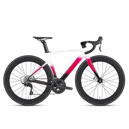 TWITTER New CYCLONE RS-24S Shift+105 Derailleur Carbon Road Bike 4-Pistons Oil Disc Brake Racing Bicycle 700*28C for Men Women